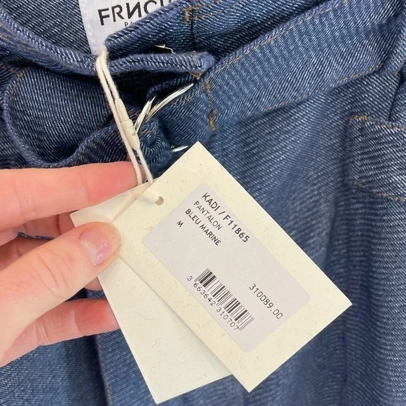NWT - FRNCH Paris High Waist Denim Pants​​​​​​​​​​​​​​​ - Picture 3 of 11